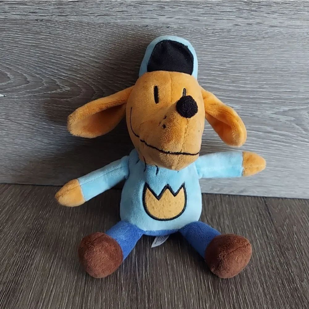 Dog Man Doll 9" Soft Stuffed Plush Lovey Baby Bean Bag Toy Puppy Dav Pilkey